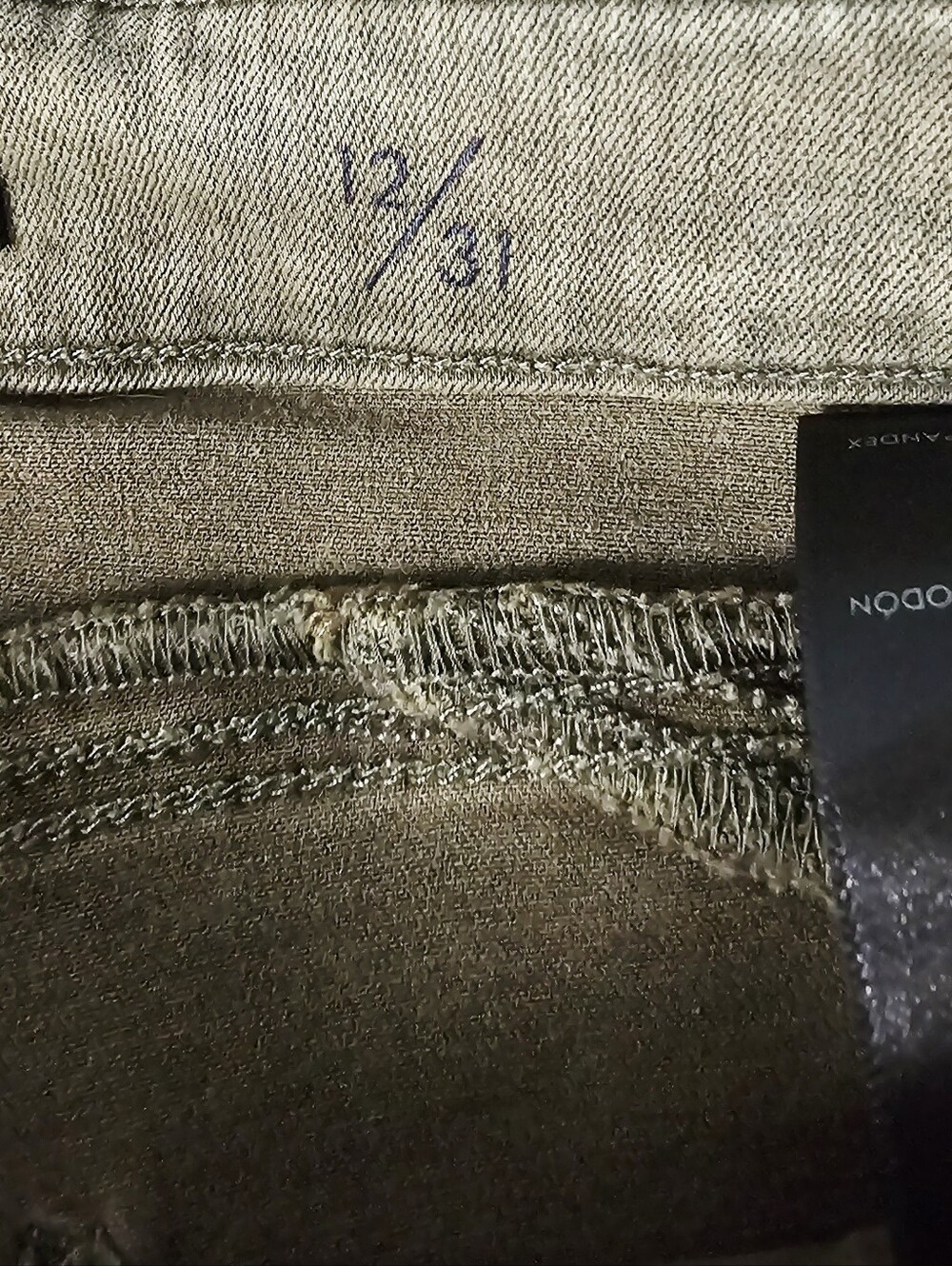 Liverpool Adele Skinny Jeans Women’s 12/31 Olive Green NWT - Picture 5 of 7